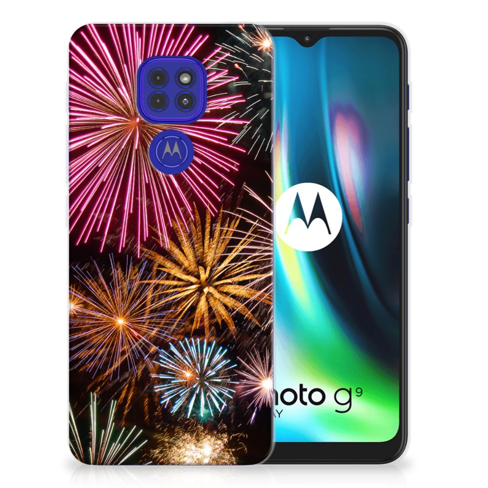 Motorola Moto G9 Play | E7 Plus Silicone Back Cover Vuurwerk