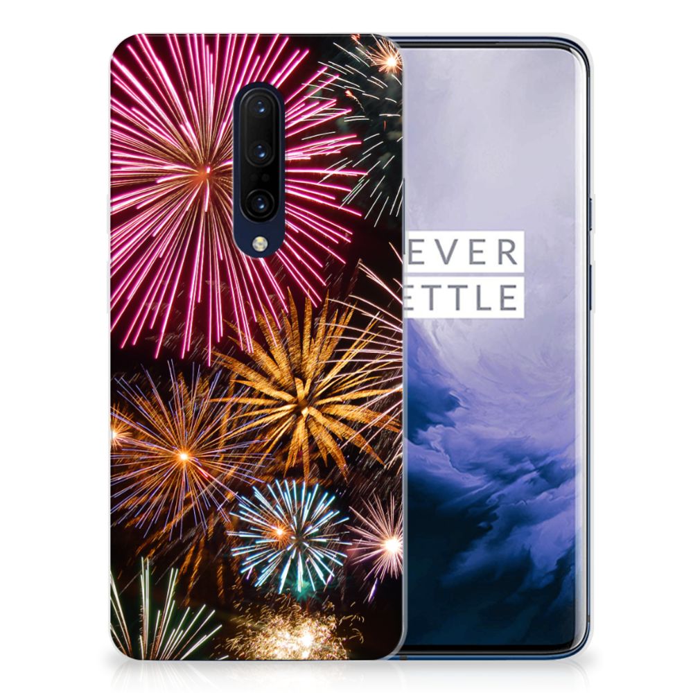 OnePlus 7 Pro Silicone Back Cover Vuurwerk