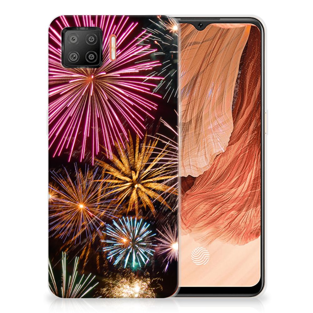 OPPO A73 4G Silicone Back Cover Vuurwerk