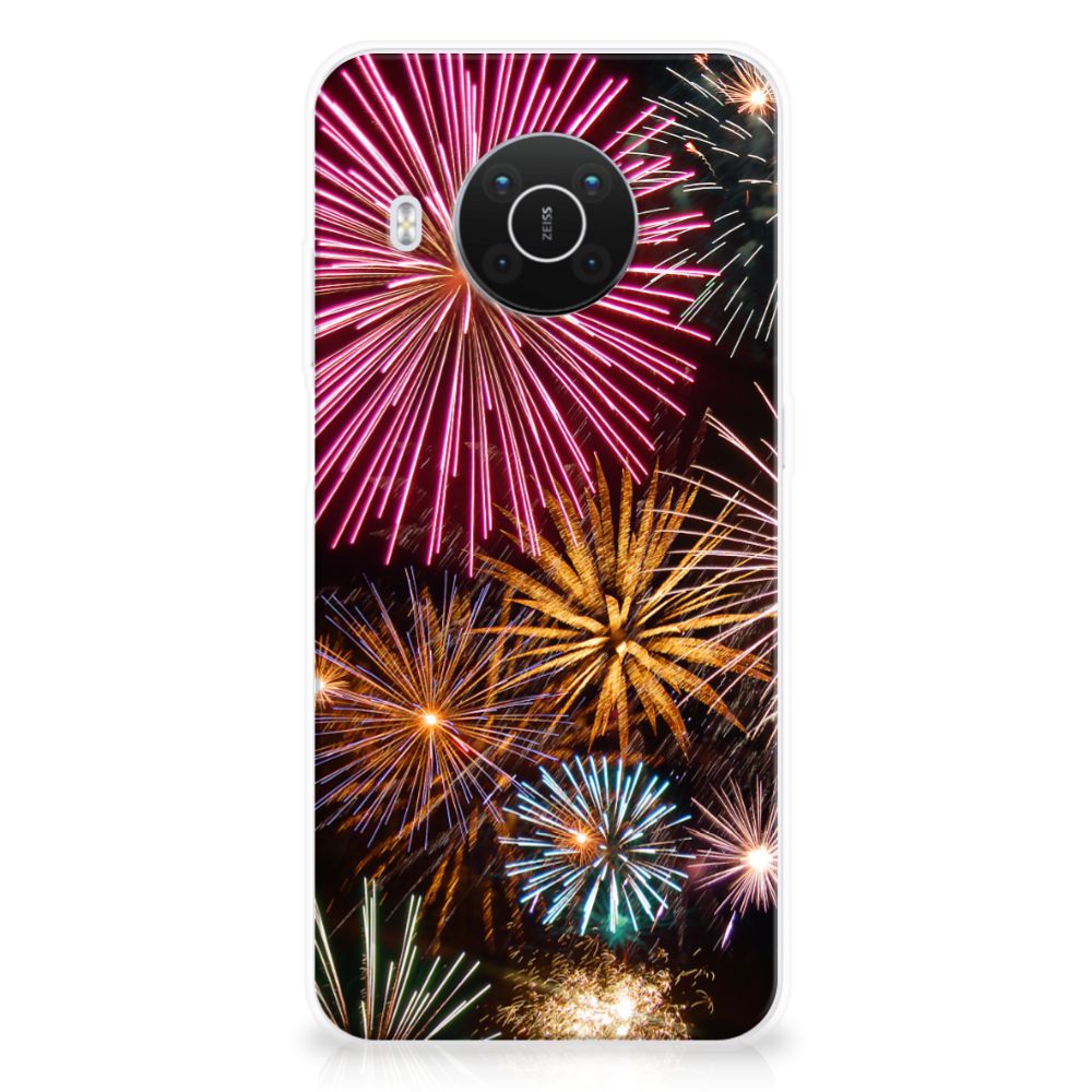 Nokia X10 | X20 Silicone Back Cover Vuurwerk