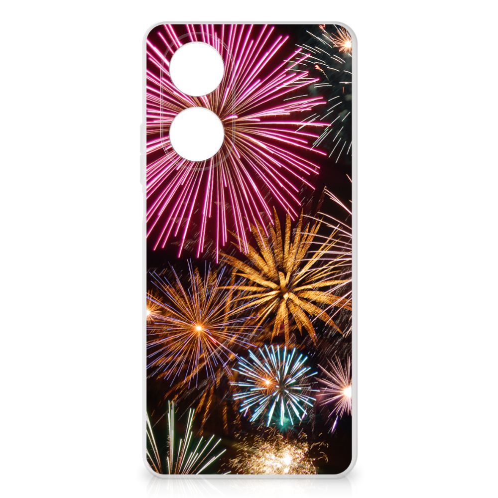 OPPO A58 4G Silicone Back Cover Vuurwerk