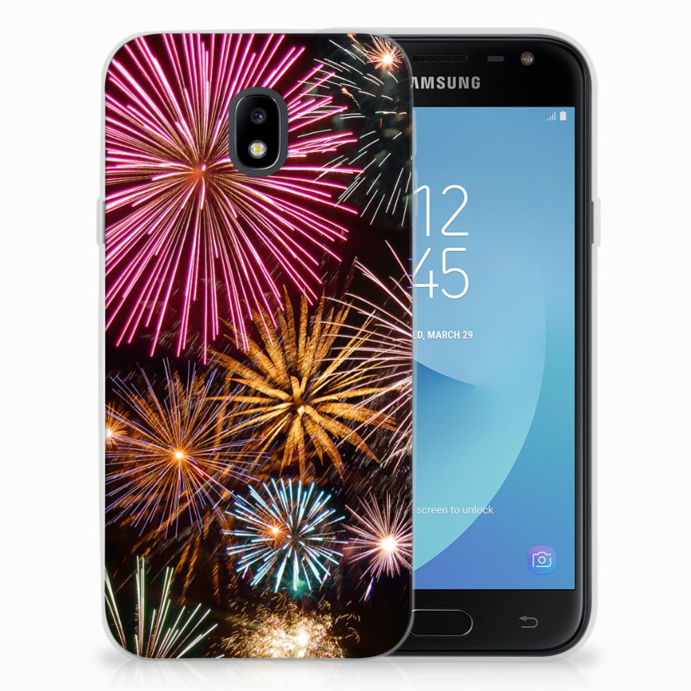Samsung Galaxy J3 2017 Silicone Back Cover Vuurwerk