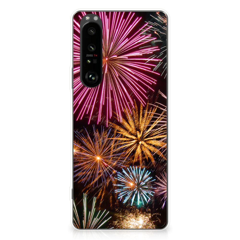 Sony Xperia 1 III Silicone Back Cover Vuurwerk