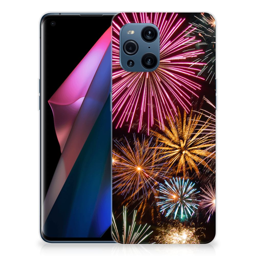 OPPO Find X3 | X3 Pro Silicone Back Cover Vuurwerk
