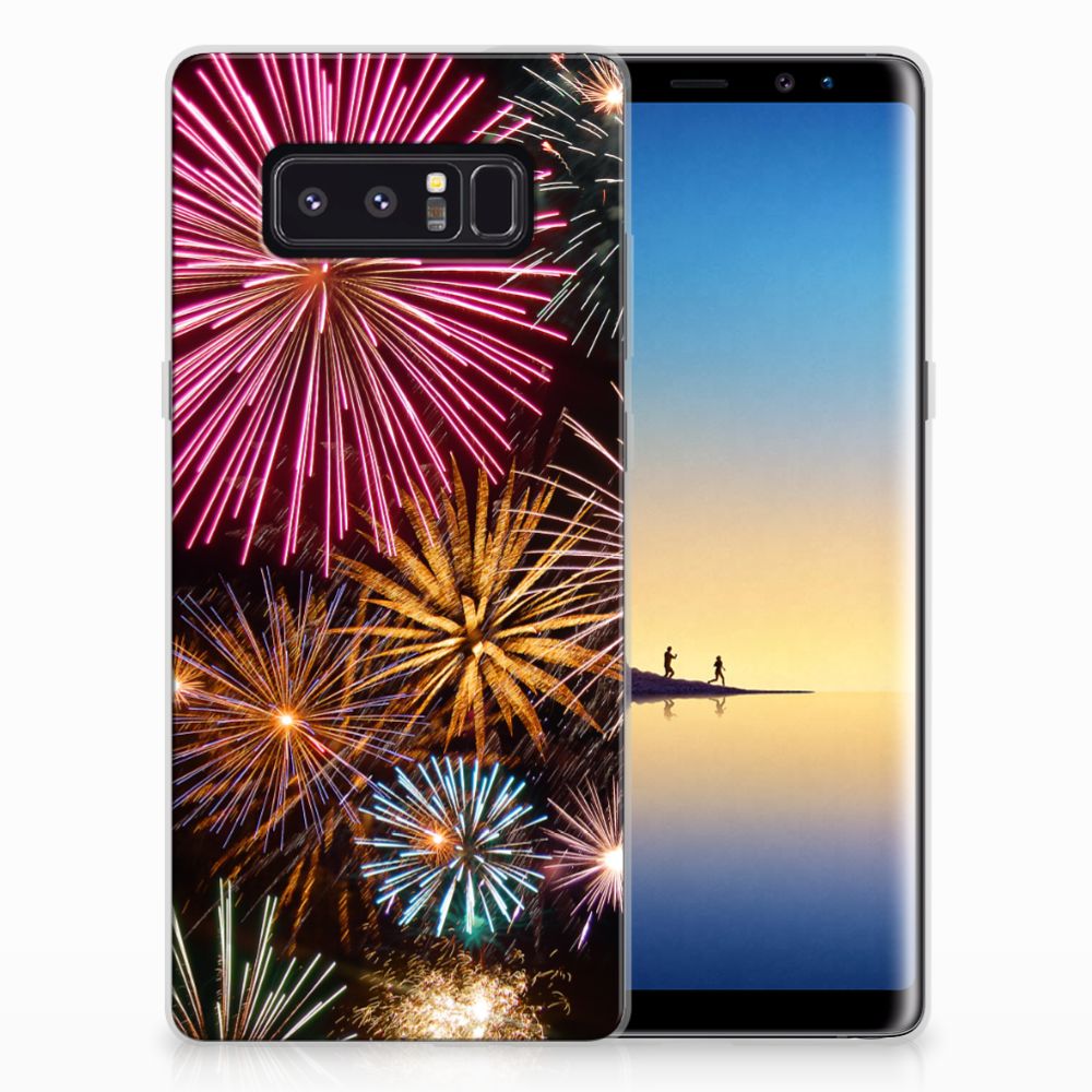 Samsung Galaxy Note 8 Silicone Back Cover Vuurwerk