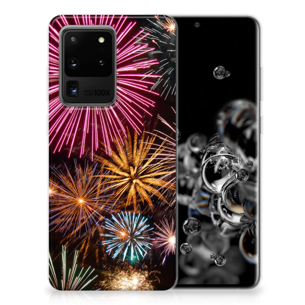 Samsung Galaxy S20 Ultra Silicone Back Cover Vuurwerk