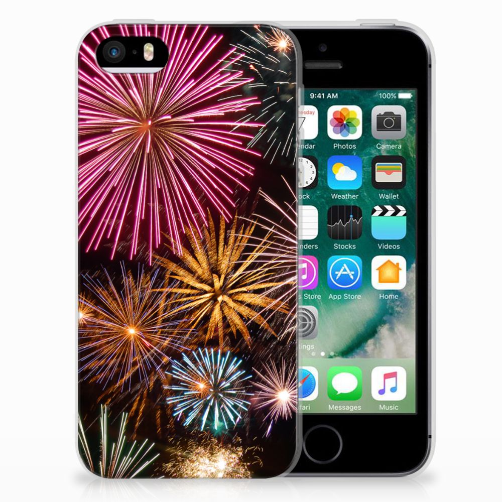 Apple iPhone SE | 5S Silicone Back Cover Vuurwerk