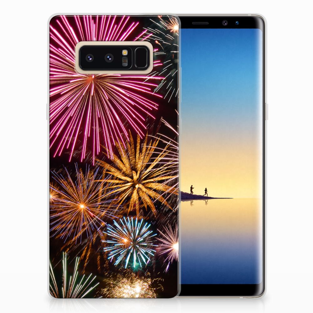 Samsung Galaxy Note 8 Silicone Back Cover Vuurwerk