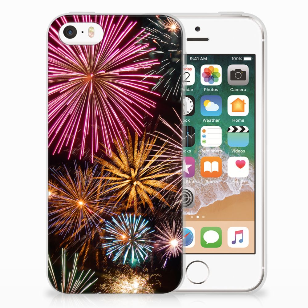 Apple iPhone SE | 5S Silicone Back Cover Vuurwerk