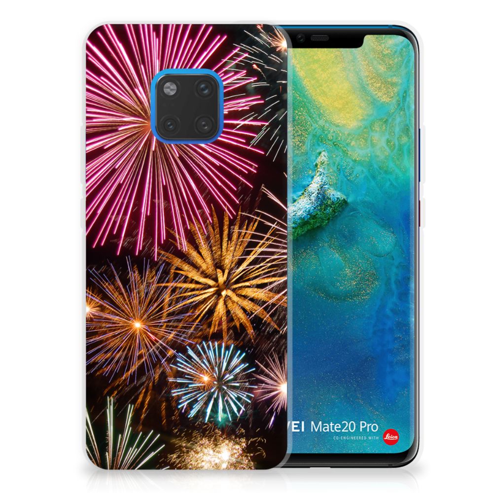 Huawei Mate 20 Pro Silicone Back Cover Vuurwerk