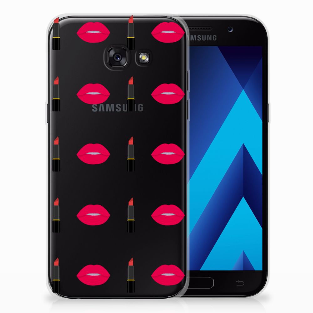Samsung Galaxy A5 2017 TPU bumper Lipstick Kiss