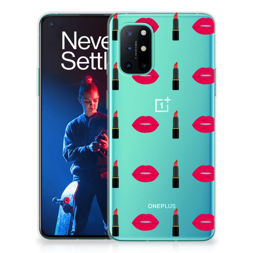 OnePlus 8T TPU bumper Lipstick Kiss