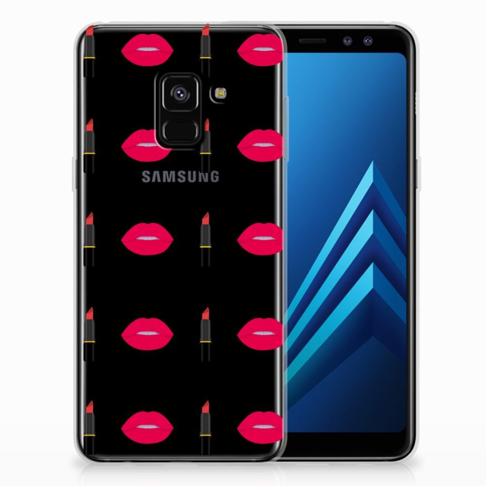 Samsung Galaxy A8 (2018) TPU bumper Lipstick Kiss