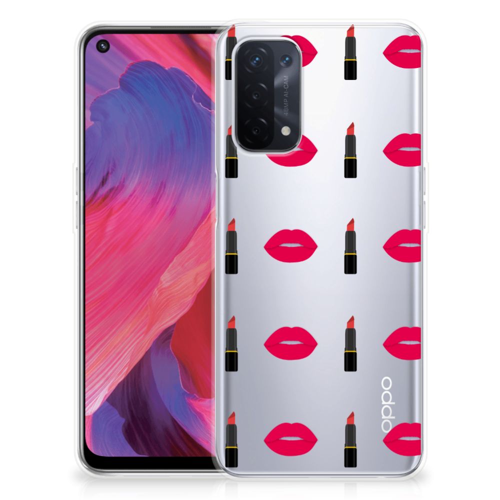 OPPO A93 5G TPU bumper Lipstick Kiss