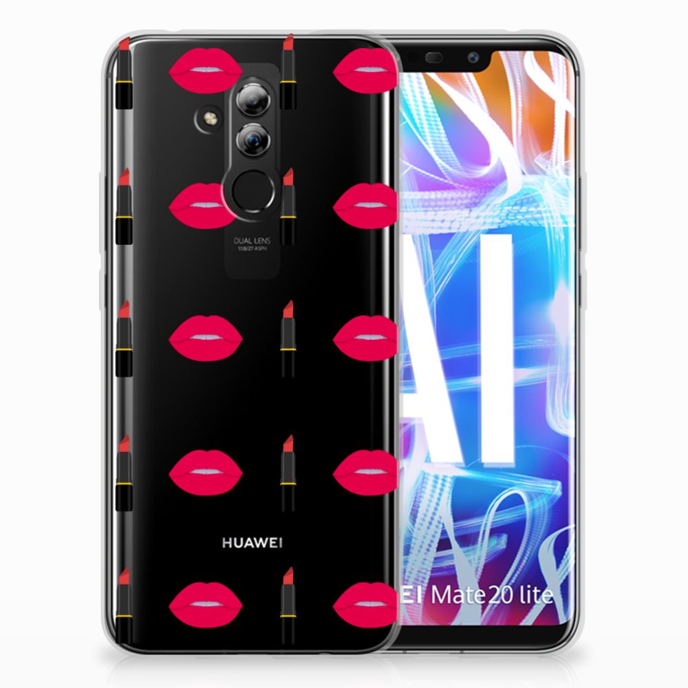 Huawei Mate 20 Lite TPU bumper Lipstick Kiss