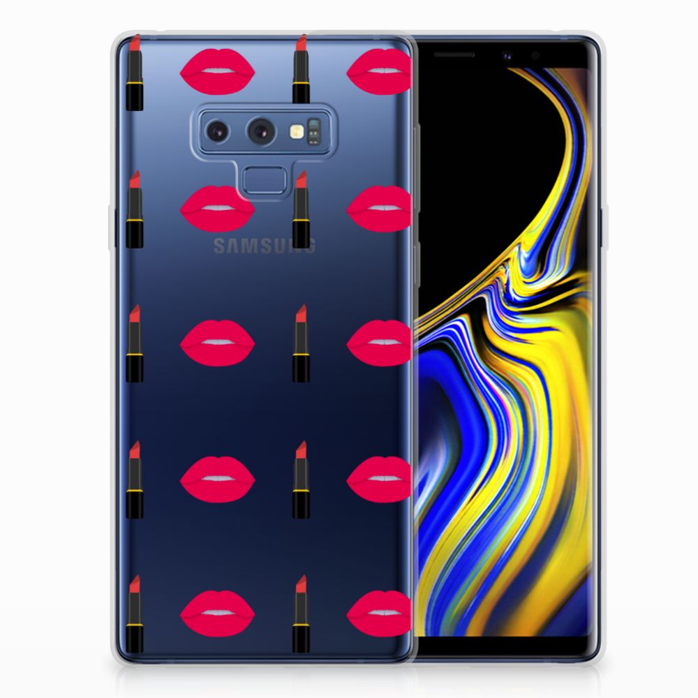 Samsung Galaxy Note 9 TPU Hoesje Design Lipstick Kiss