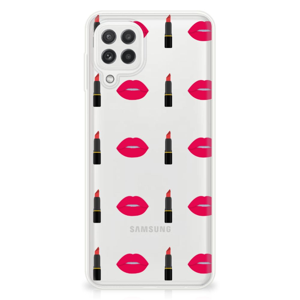 Samsung Galaxy A22 4G | M22 TPU bumper Lipstick Kiss