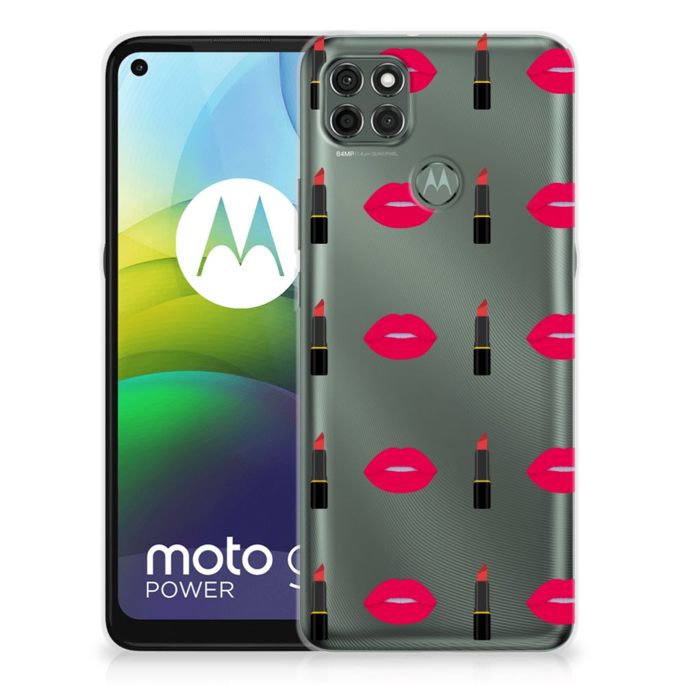 Motorola Moto G9 Power TPU bumper Lipstick Kiss