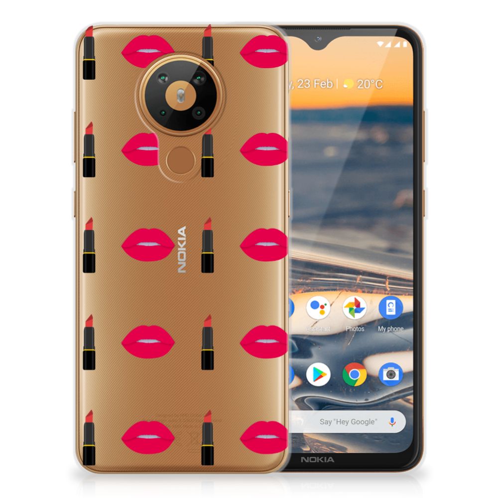 Nokia 5.3 TPU bumper Lipstick Kiss