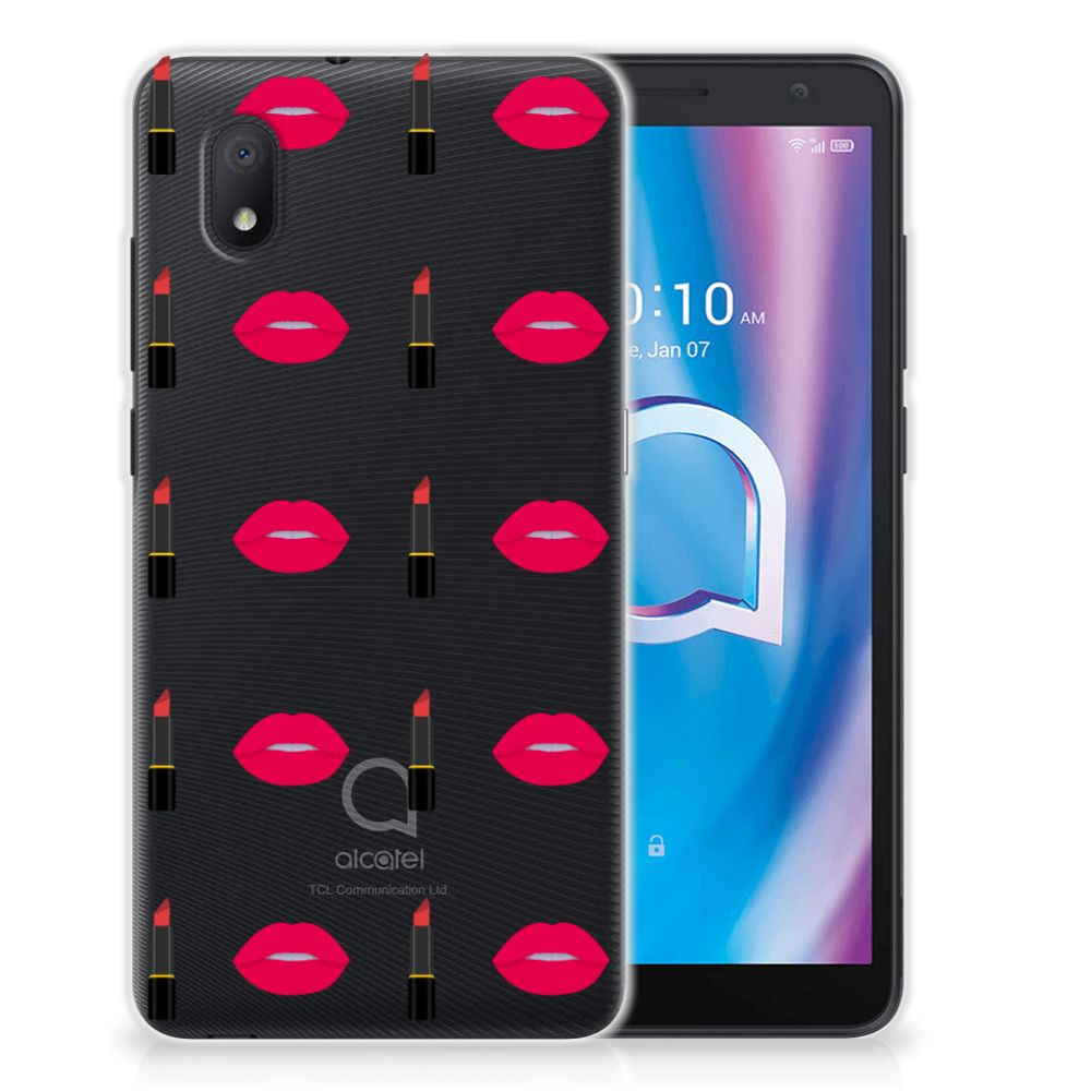 Alcatel 1B (2020) TPU bumper Lipstick Kiss