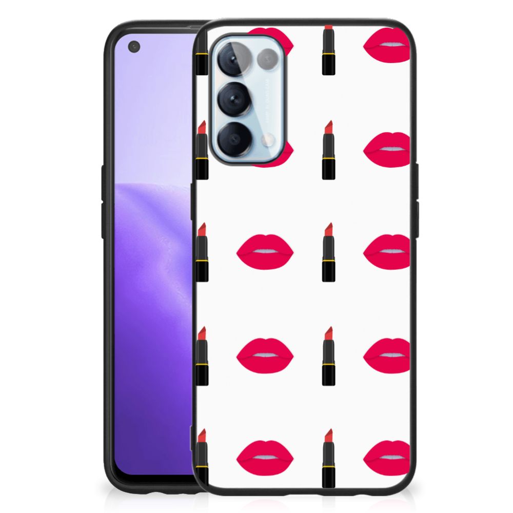 OPPO Reno5 5G | Find X3 Lite Back Case Lipstick Kiss