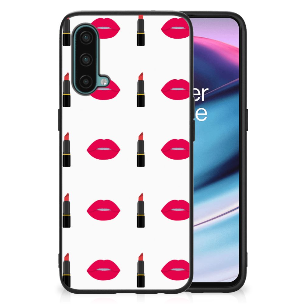 OnePlus Nord CE 5G Back Case Lipstick Kiss