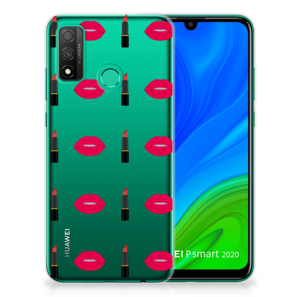 Huawei P Smart 2020 TPU bumper Lipstick Kiss