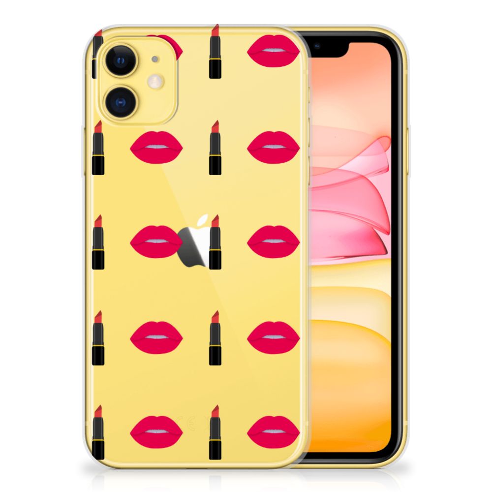Apple iPhone 11 TPU bumper Lipstick Kiss