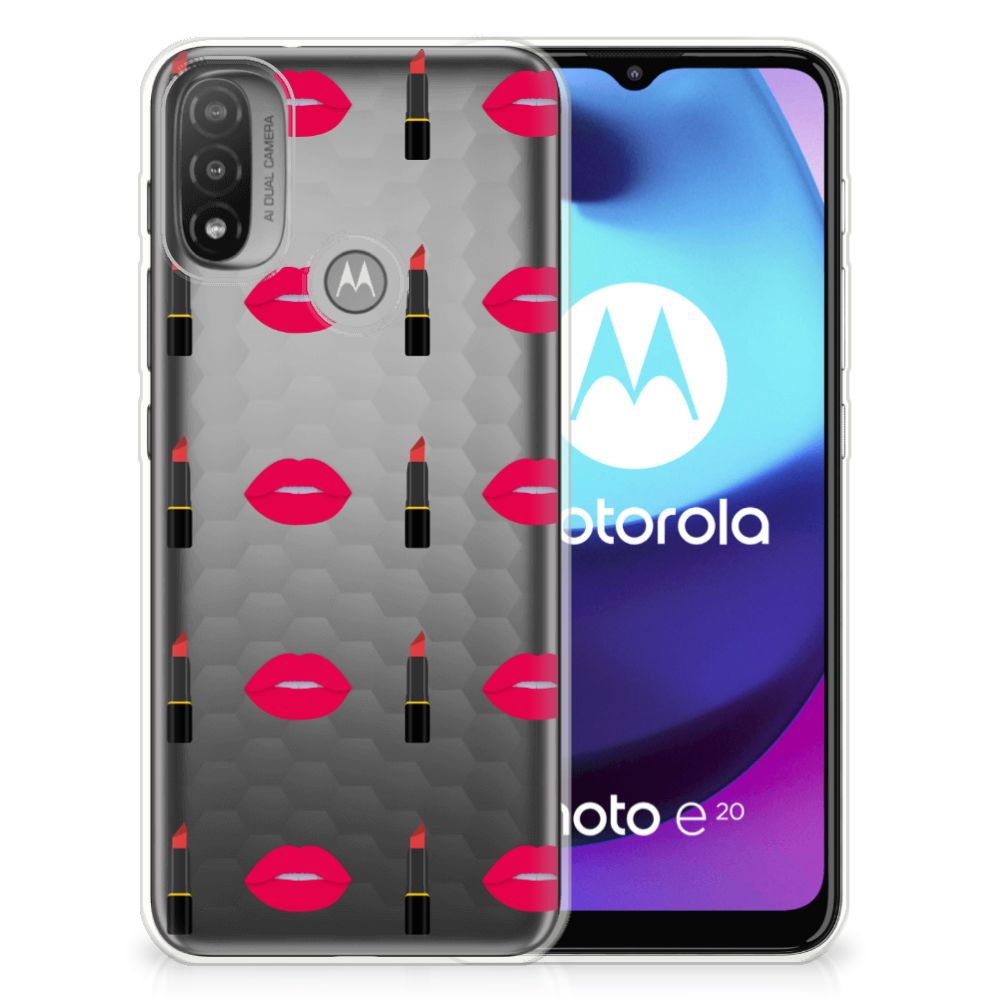 Motorola Moto E20 | E40 TPU bumper Lipstick Kiss
