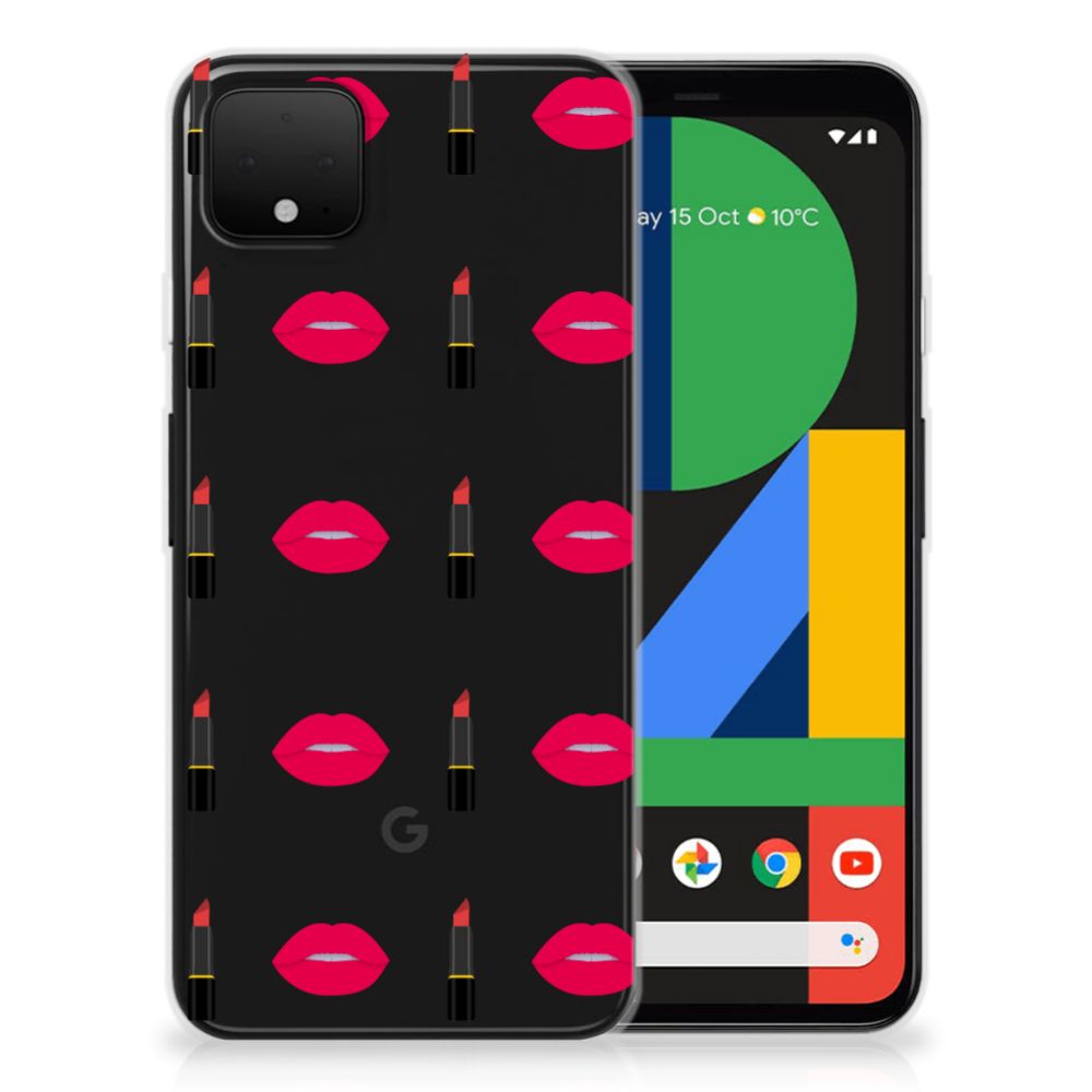 Google Pixel 4 XL TPU bumper Lipstick Kiss