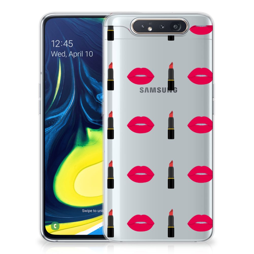 Samsung Galaxy A80 TPU bumper Lipstick Kiss