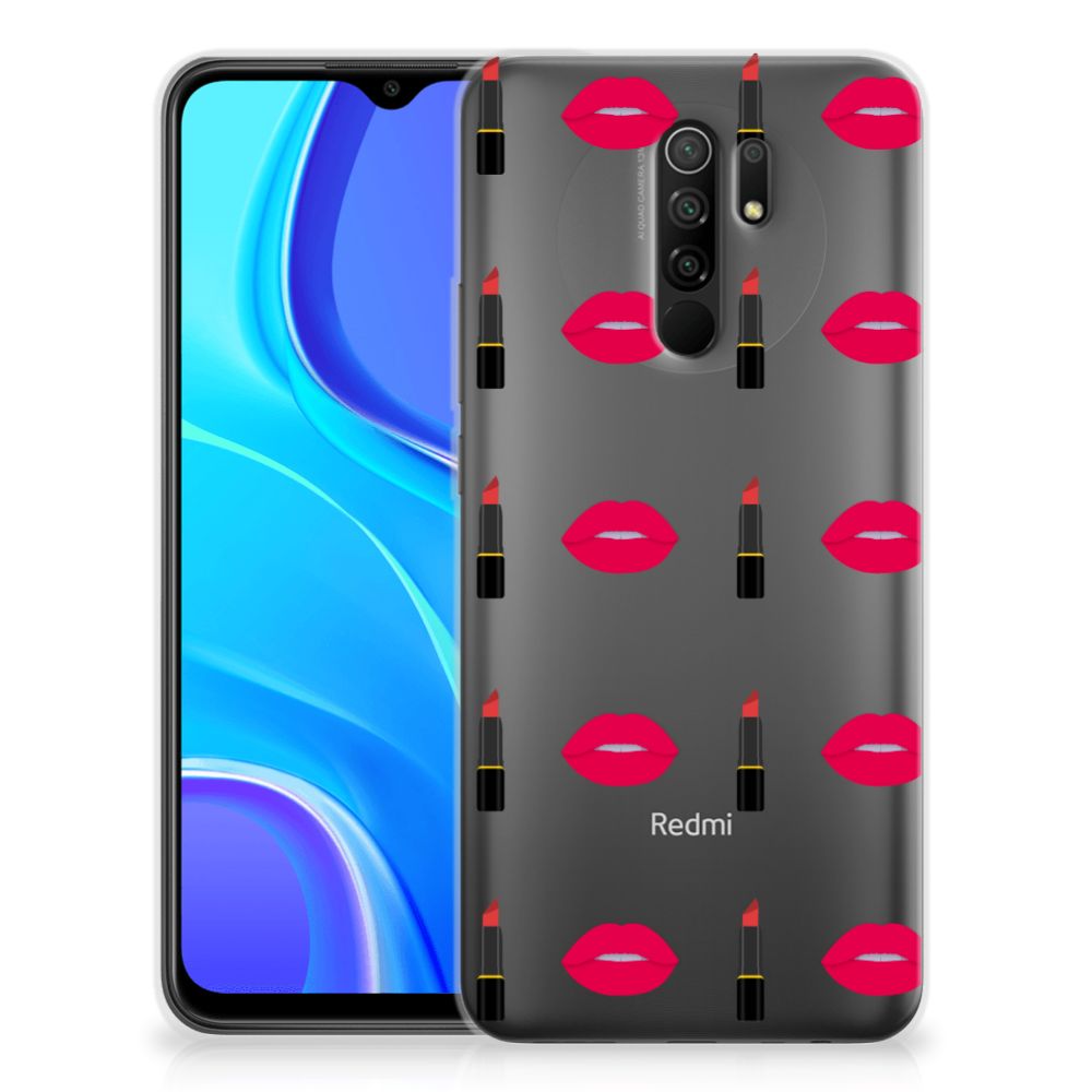 Xiaomi Redmi 9 TPU bumper Lipstick Kiss