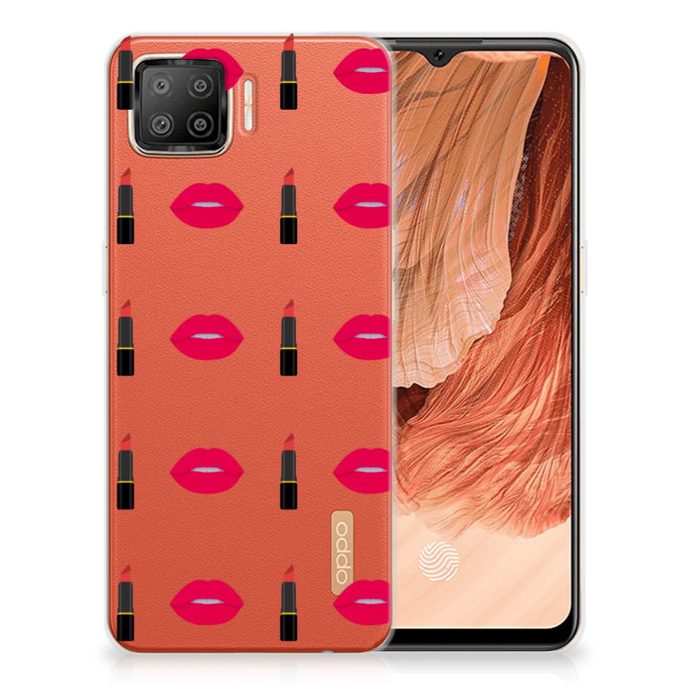 OPPO A73 4G TPU bumper Lipstick Kiss