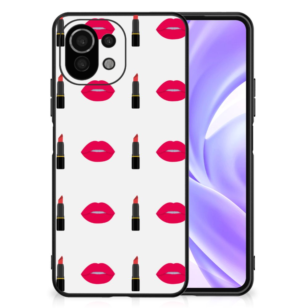 Xiaomi 11 Lite 5G NE | Mi 11 Lite Back Case Lipstick Kiss