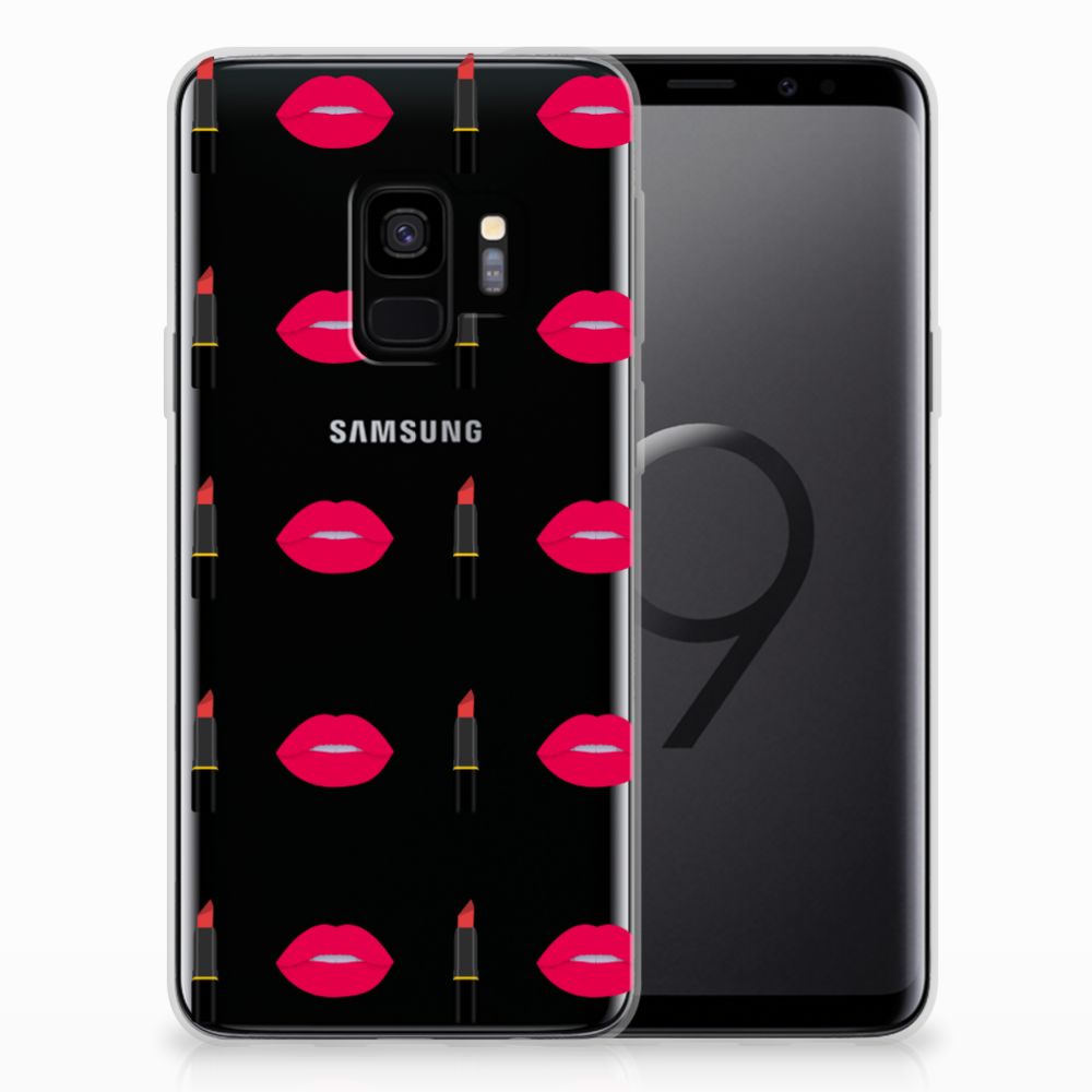 Samsung Galaxy S9 TPU Hoesje Design Lipstick Kiss