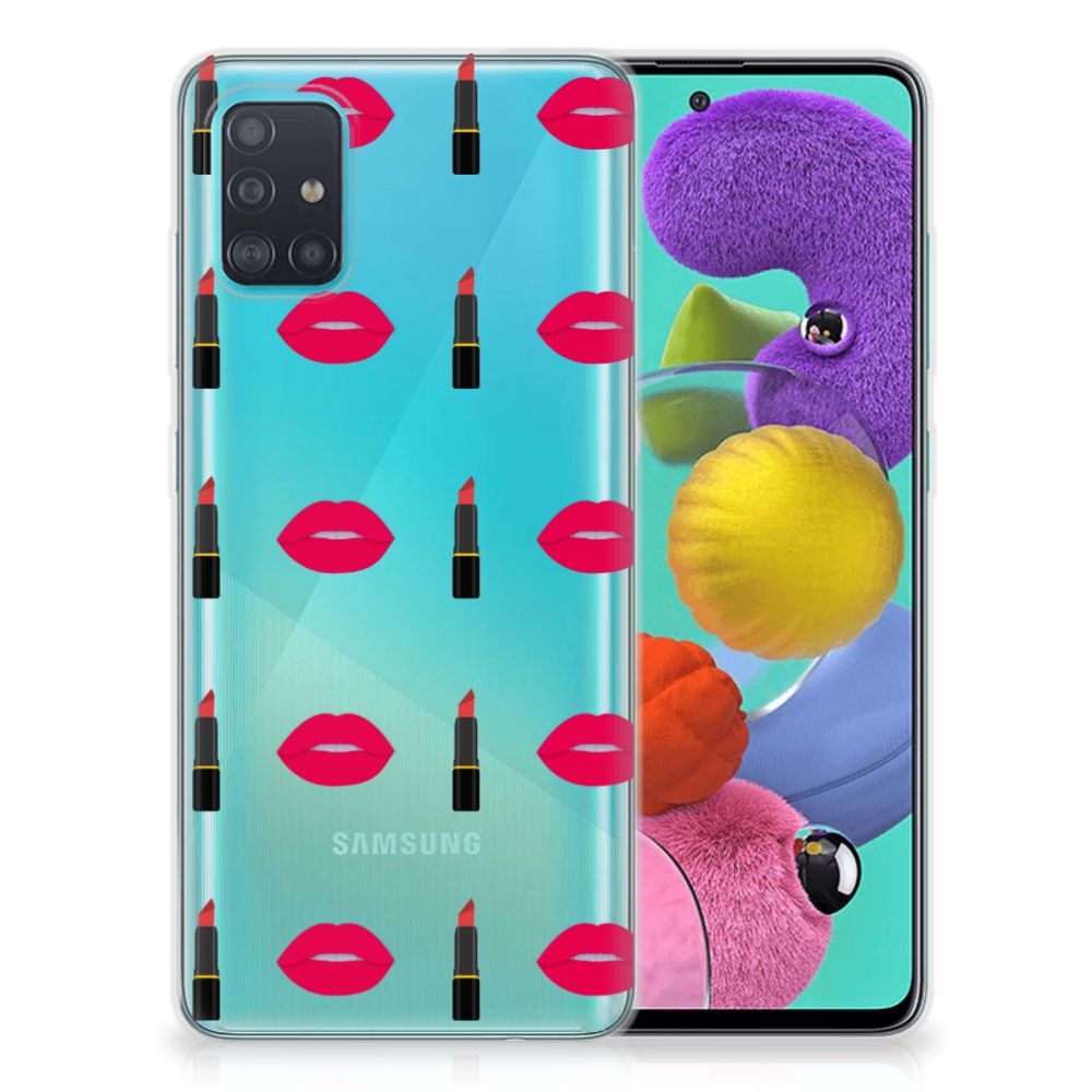 Samsung Galaxy A51 TPU bumper Lipstick Kiss
