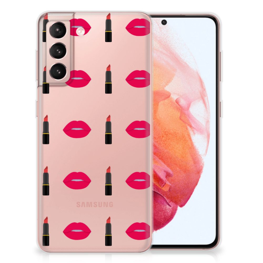 Samsung Galaxy S21 TPU bumper Lipstick Kiss