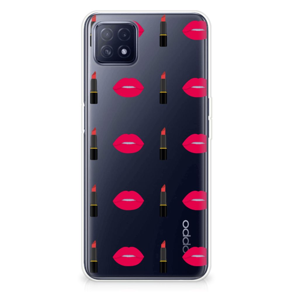 OPPO A53 5G | OPPO A73 5G TPU bumper Lipstick Kiss