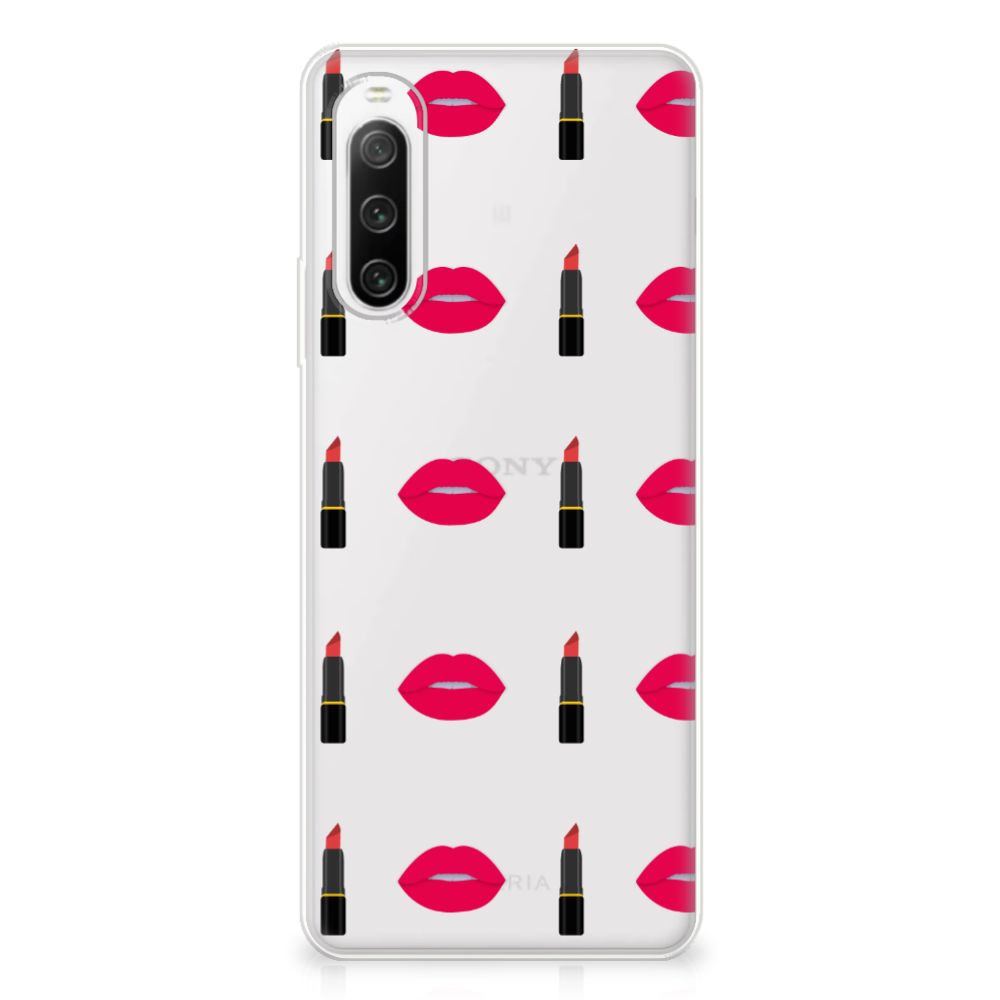 Sony Xperia 10 IV TPU bumper Lipstick Kiss
