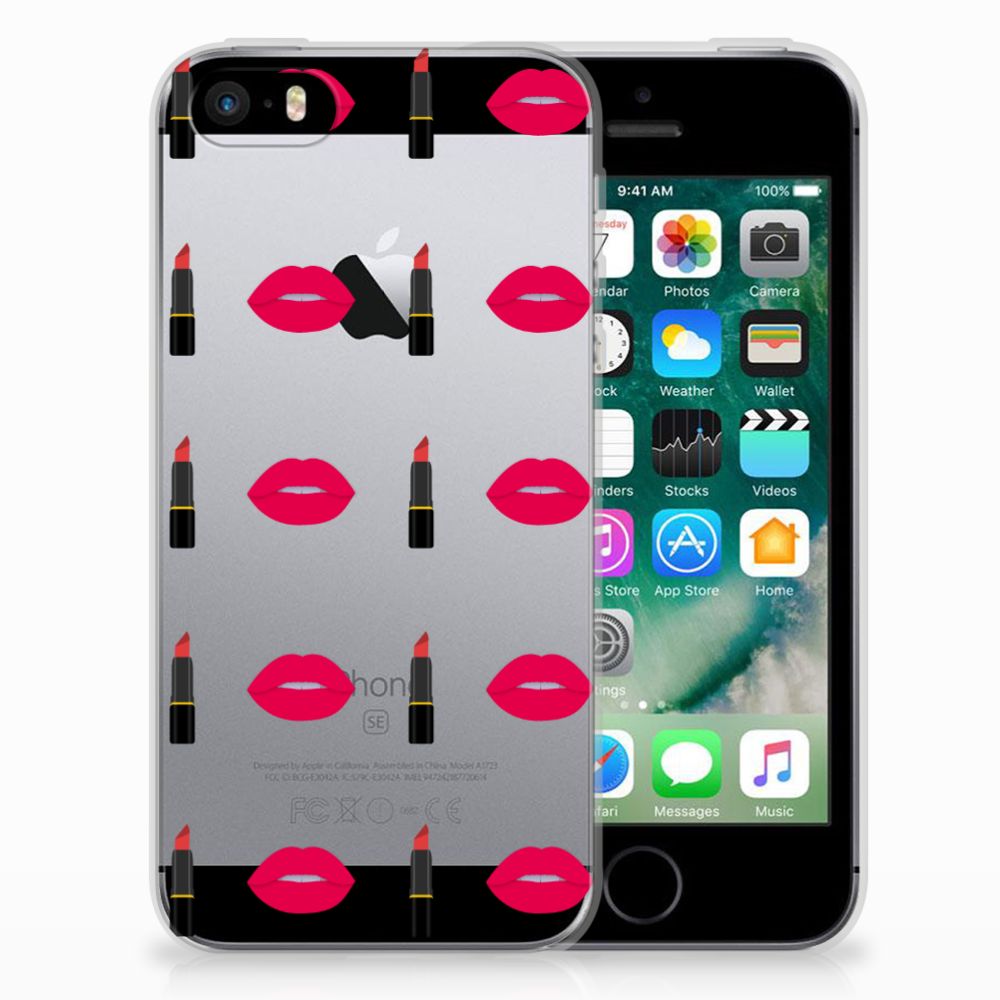 Apple iPhone SE | 5S TPU bumper Lipstick Kiss