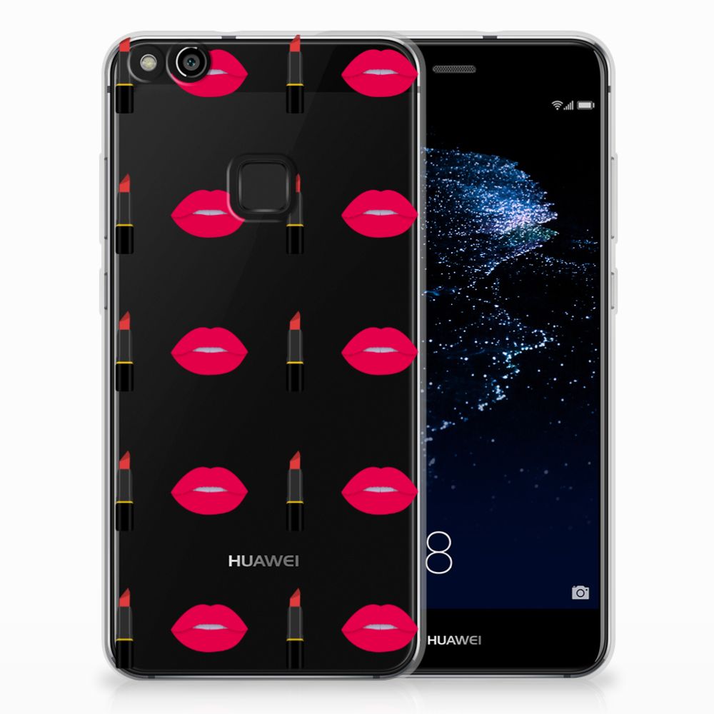 Huawei P10 Lite TPU bumper Lipstick Kiss