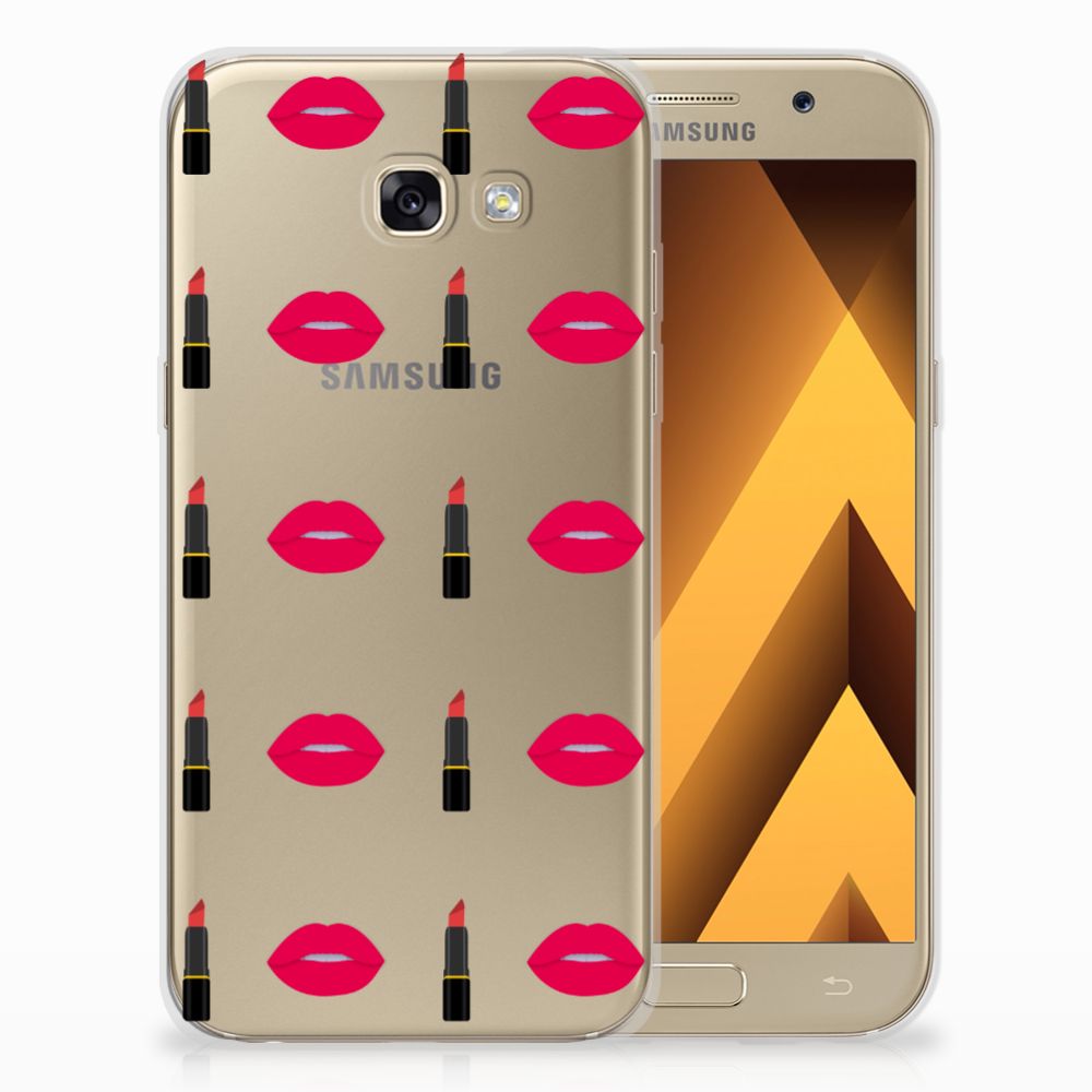 Samsung Galaxy A5 2017 TPU bumper Lipstick Kiss