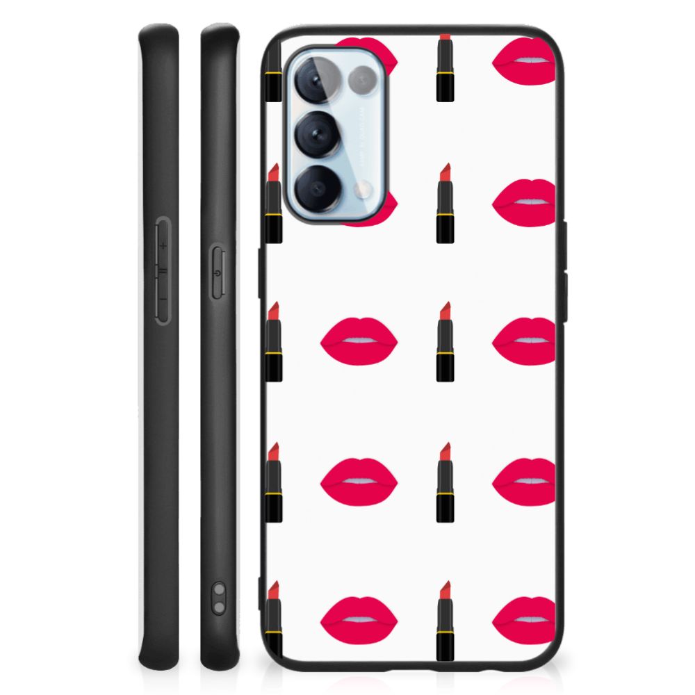 OPPO Reno5 5G | Find X3 Lite Back Case Lipstick Kiss