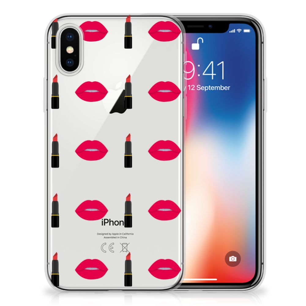 Apple iPhone X | Xs TPU bumper Lipstick Kiss