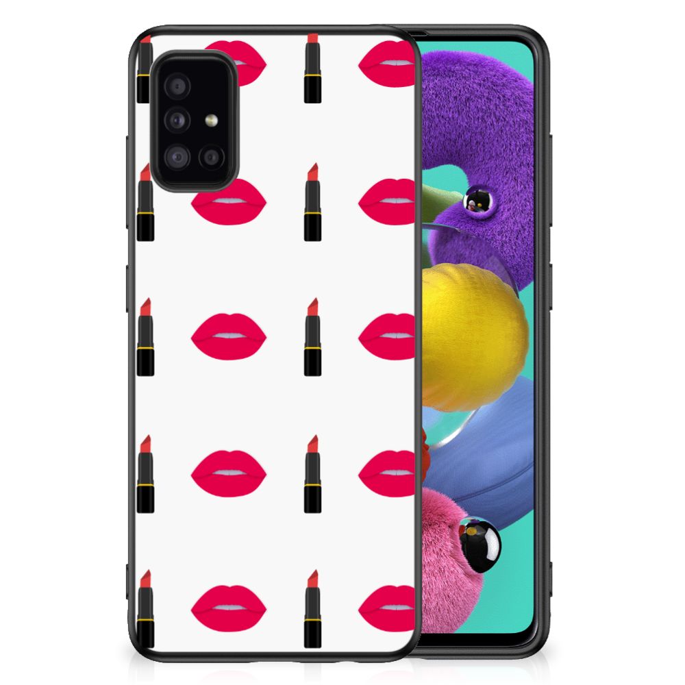 Samsung Galaxy A51 Bumper Case Lipstick Kiss
