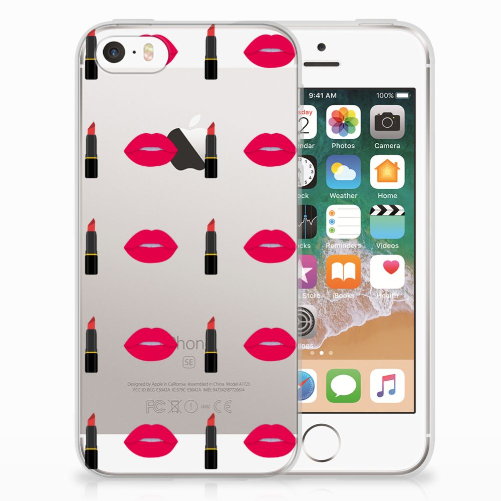 Apple iPhone SE | 5S TPU bumper Lipstick Kiss