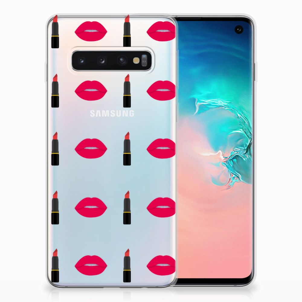 Samsung Galaxy S10 TPU bumper Lipstick Kiss