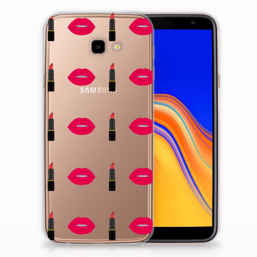Samsung Galaxy J4 Plus (2018) TPU bumper Lipstick Kiss