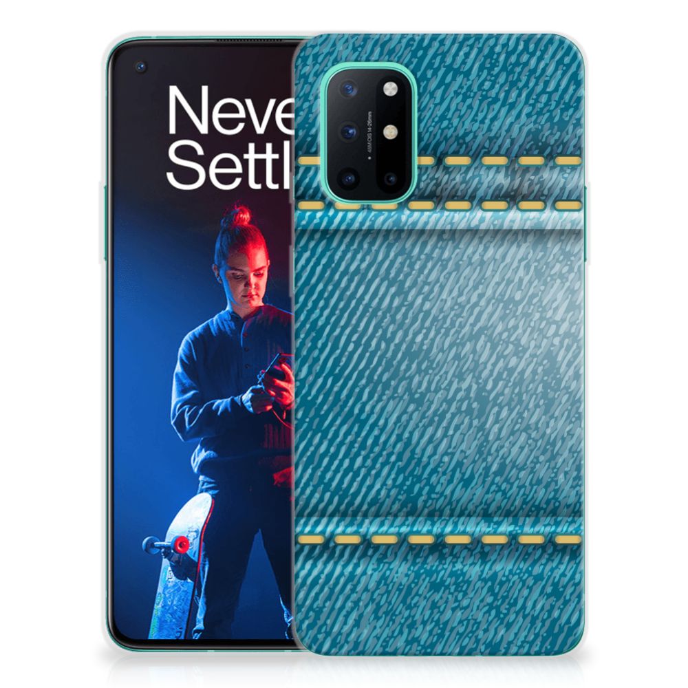OnePlus 8T Silicone Back Cover Jeans