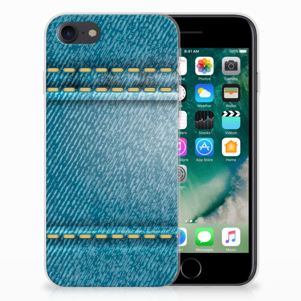 iPhone SE 2022 | SE 2020 | 8 | 7 Silicone Back Cover Jeans
